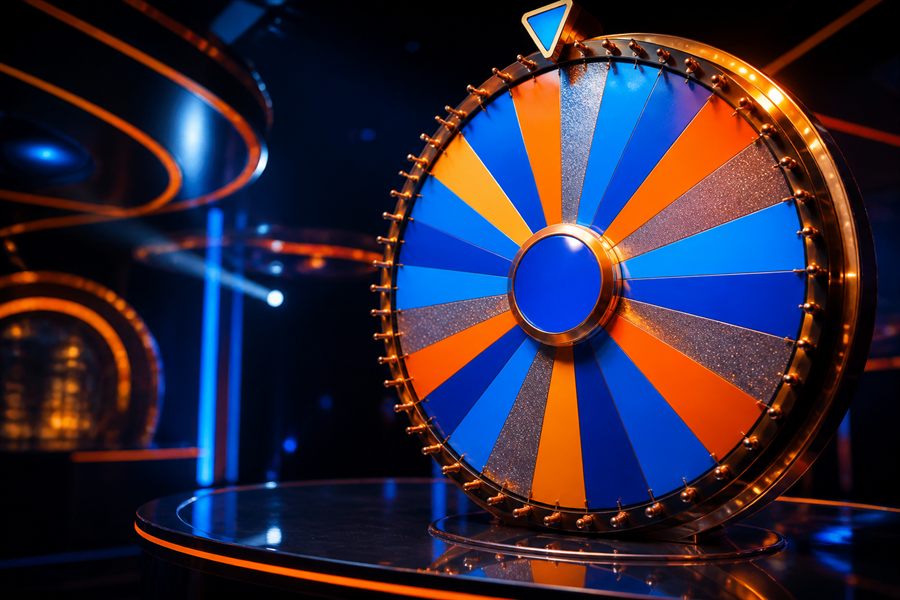 Krupiér u herního stolu - game show live